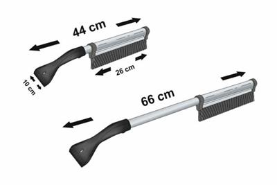 10312 Škrabka s košťátkem ALU teleskopická 44 - 66cm
