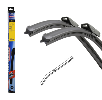 10731 Stěrače FLAT SET (BOLT) 660+410mm