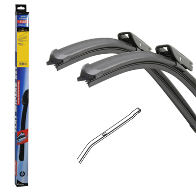 10737 Stěrače FLAT SET (BOLT) 750+660mm