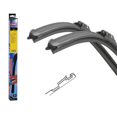 10760 Stěrače FLAT SET (BONE) 550+550mm