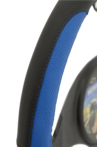 31450 Potah volantu COLOR LINE modrý