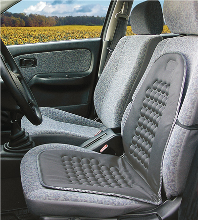 31659 Potah sedadla masážní s magnety šedý