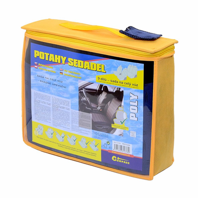 31678 Potahy sedadel sada 9ks POLY modré AIRBAG
