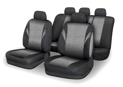 31679 Potahy sedadel sada 9ks POLY šedé AIRBAG