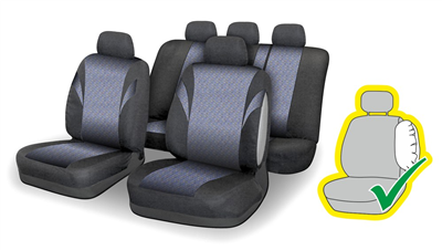 31680 Potahy sedadel sada 9ks POLY barevné AIRBAG