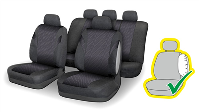 31685 Potahy sedadel sada 9ks JACK  II. AIRBAG