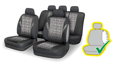 31686 Potahy sedadel sada 9ks JACK  III. AIRBAG