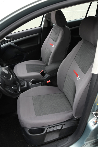 31688 Potahy sedadel sada 9ks CARBON LIGHT šedé AIRBAG