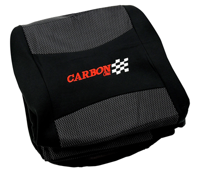 31689 Potahy sedadel sada 9ks CARBON DARK černé AIRBAG