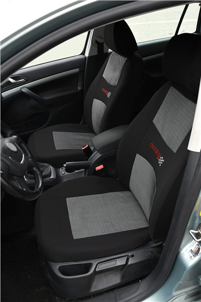 31689 Potahy sedadel sada 9ks CARBON DARK černé AIRBAG