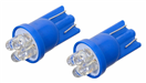 Compass 33712 33712 Žárovka 4LED 12V  T10  modrá  2ks