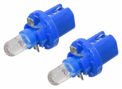 33759 Žárovka 1LED 12V  B8,5d  modrá 2ks