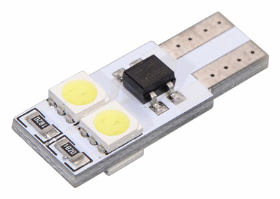 33793 Žárovka 4 SMD LED 12V T10 s rezistorem CAN-BUS ready bílá