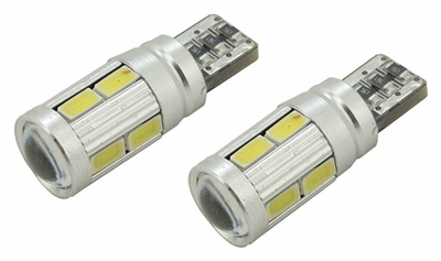 33821 Žárovka 10 SMD LED 3chips 12V T10 CAN-BUS ready bílá 2ks