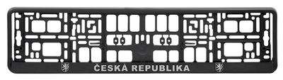 91536 Podložka pod SPZ CHROM ČR 3D