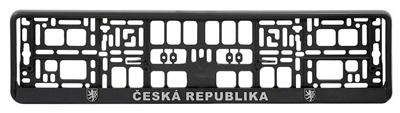 91536 Podložka pod SPZ CHROM ČR 3D