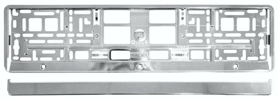 91560 Podložka pod SPZ CHROM metallic