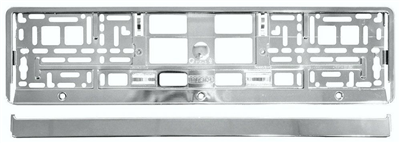 91560 Podložka pod SPZ CHROM metallic