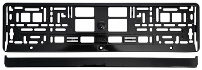 91561 Podložka pod SPZ BLACK metallic