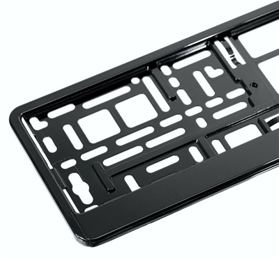 91561 Podložka pod SPZ BLACK metallic