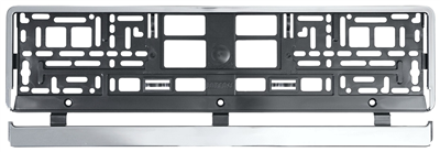 91566 Podložka pod SPZ CHROM STRIP