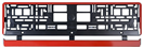 Compass 91568 91568 Podložka pod SPZ RED STRIP