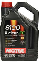 Motul 104777 8100 X-Clean FE 5W-30 - 5L