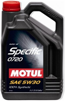 Motul 102209 SPECIFIC 0720 5W-30 - 5L