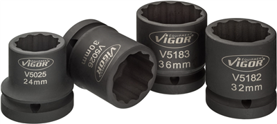VIGOR V5024 Sada kovaných nástrčkových kľúčov