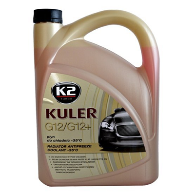 KULER G12/G12+ ČERVENÁ - nemrznoucí kapalina do chladiče do -35 °C -  5L