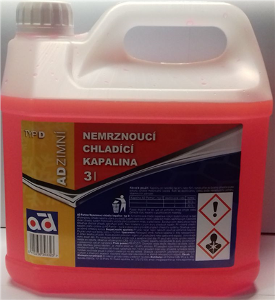 NEMRZNOUCI CHLADICI KAPALINA TYP D ANTIFREEZE - 3L