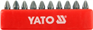 YATO YT-0475 Bit křížový 1/4 PH2 x 25 mm 10 ks