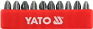 YATO YT-0476 Bit křížový 1/4 PH3 x 25 mm 10 ks