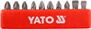YATO YT-0482 Sada bitov 1/4 25 mm NON-SLIP 10 ks