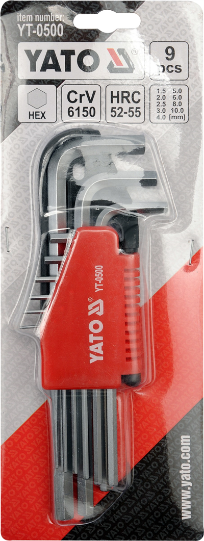 Sada kľúčov imbus 9 ks dlhšiu