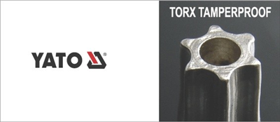 Sada kľúčov TORX s otvorom 9 ks dlhšiu