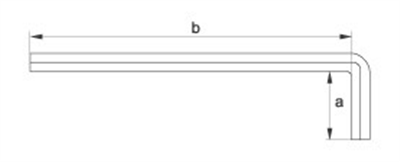 Sada imbusových kľúčov 10 ks v extradosed boxe