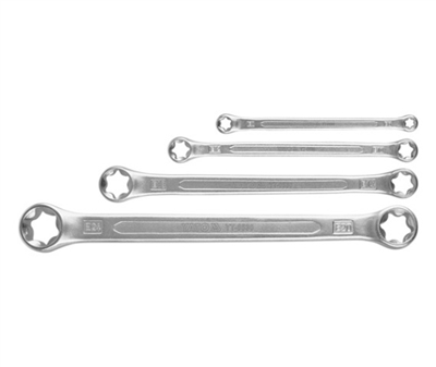 Sada 4ks kľúčov TORX E6xE24