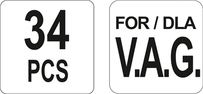 Súprava na blokovanie rozvodových kolies , V.A.G. 34ks