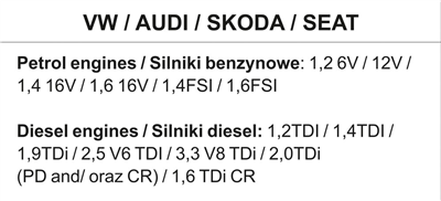 Súprava na blokovanie rozvodových kolies , V.A.G. 34ks