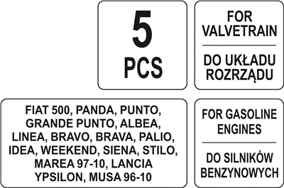 Sada na blokovanie vačkových hriadeľov, Fiat, Lancia