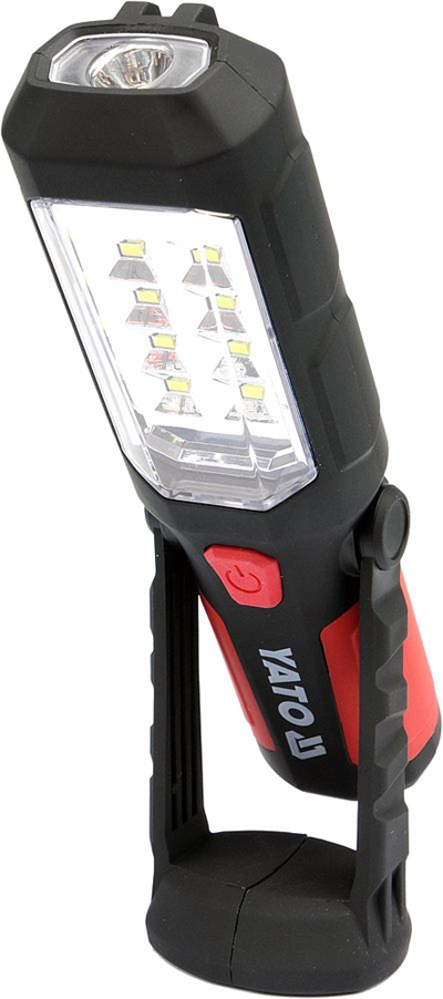 Montážna lampa 8 + 1 LED, háčik + magnet