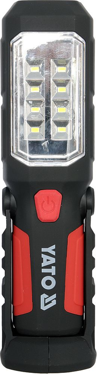 Montážna lampa 8 + 1 LED, háčik + magnet