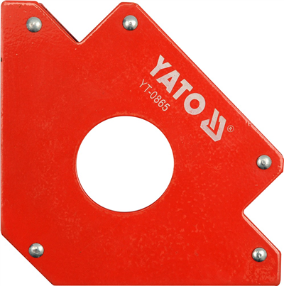 Magnetický zvárací uholník 34 kg s otvorom