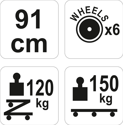 Lehátko/kreslo pohyblivé (skladacie) 91 cm