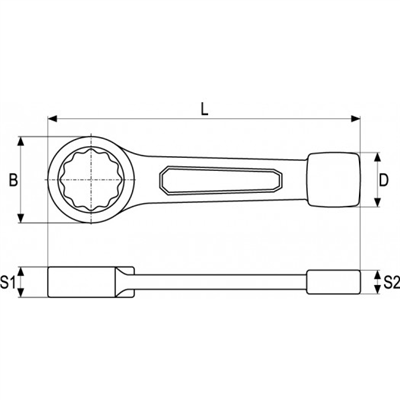 Rázový kľúč 41 mm