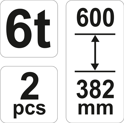 Podpera na auto 6T (2ks)