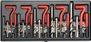 YATO YT-1763 Súprava na opravu závitov M5 - M12