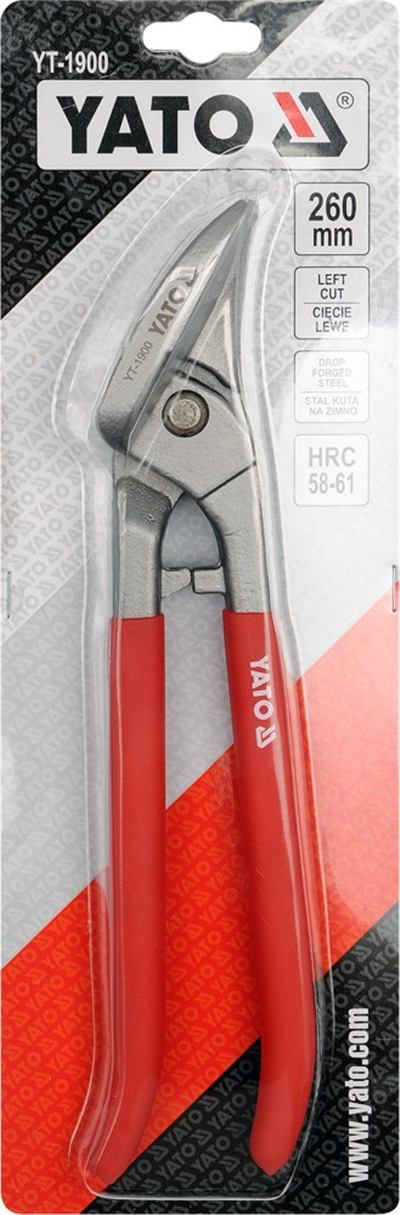 Nožnice na plech 260 mm ľavé
