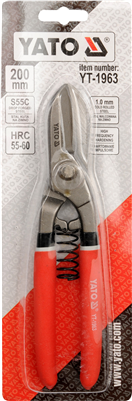 YATO YT-1963 Nožnice na plech 200 mm rovné